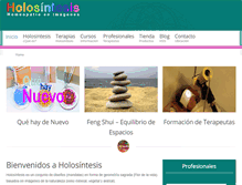 Tablet Screenshot of holosintesis.com